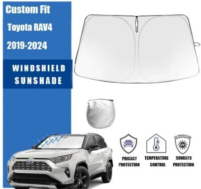 Cubierta protectora delantera personalizada para parabrisas de coche Toyota RAV4 2019-2024 Foto 1 de 4