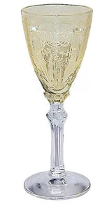 Fostoria June Yellow Cordial Goblet - SUPER NICE - Picture 1 of 1