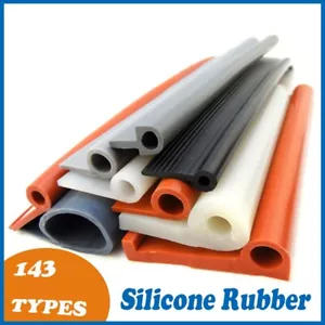 Silicone Rubber Seal Strip P-shape 1M Length for Oven Steamer Seal Multi Type - Picture 1 of 158