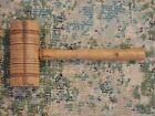Vintage Wooden Mallet- 12" long/2.5" Diameter