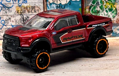 Ford F-150 Raptor (rojo) N Hot Wheels '17 como nuevo/suelto Foto 1 de 4