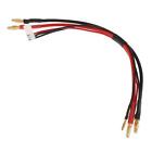 Male Cable to (2x) Banana Connector 4mm Red And Black And
