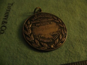 Sterling Marital Service Award 20 Jahre Meritorious Service Medaille Philip Albright - Bild 1 von 4