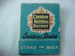 CNR Canadian National Railway Courtesy Service Sleeping Car Matchbook - Picture 1 of 4