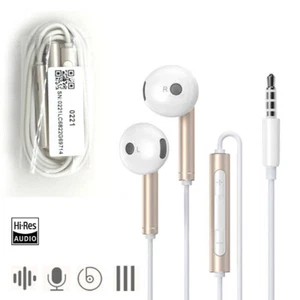 OEM Genuine AM116 AM115 White Earphones Headset Handsfree for Huawei Honor P8 P9 - Picture 1 of 10