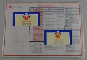 Gasolina Plan de Engrase para Cristal 1300 Gt Desde Año 1964 Stand 03/1965 - Imagen 1 de 1