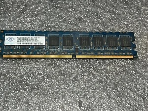 Nanya NT1GT72U8PA1BY-3C - 1GB (1X1GB) 667Mhz 2RX8 PC2-5300E - Picture 1 of 3
