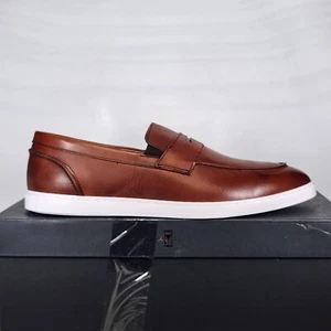Size 13 Wide - Allen Edmonds Randolph Slip On Sneaker - Chili Leather - Picture 1 of 8