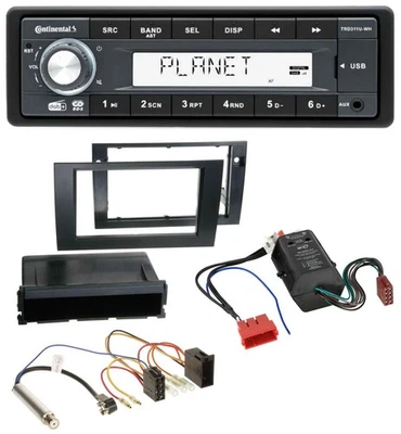 Continental MP3 AUX USB DAB 1DIN Autoradio für Audi A4 B6 B7 00-08 Symphony Bose - Bild 1 von 4
