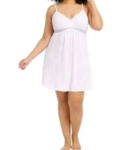 INC International Concepts Spitze Chiffon Nachthemd weiß 3X - Bild 1 von 4