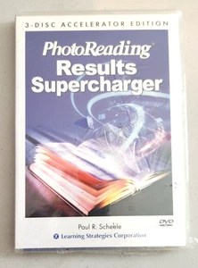 Paul Scheele Photoreading Results Supercharger DVD 3 Disc Accelerator Ed NEW - Picture 1 of 2
