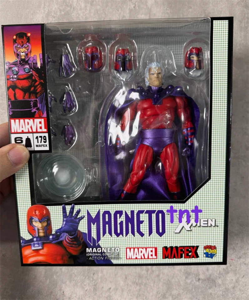 IN STOCK  MEDICOM TOY MAFEX No.179 Magneto Original Comic Ver X-MEN Figure - Image 1 of 4