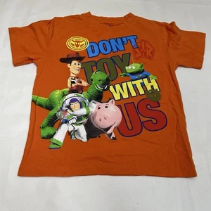 Disney Pixar Toy Story 3 Don't Toy With Us Orange Shirt Kinder Größe S - Bild 1 von 7