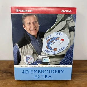 Husqvarna Viking 4D Embroidery Extra Software In Box Viking Dongle Included - Picture 1 of 11
