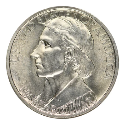 1937 Boone Commemorative Silver Half Dollar CACG MS 65 - Image 1 of 4