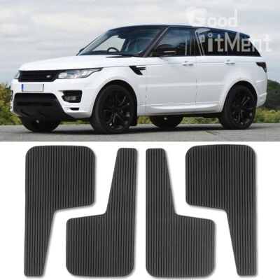 Rubber Black Set of 4 Mud Flaps Splash Guards For Land Rover Range Rover Sport - Image 1 of 4