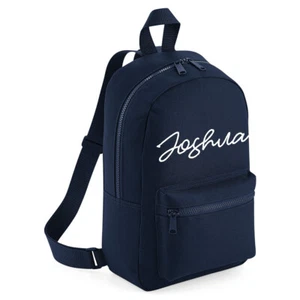Zaino Bambini Personalizzato Qualsiasi Nome Ragazzi Ragazze Unisex Bambino Borsa Scuola #MB3 - Foto 1 di 3