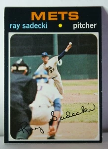 Carta Baseball Ray Sadecki Pitcher Mets 1971 #406 - Foto 1 di 2
