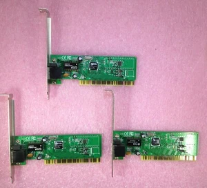 3 (THREE) x IMPRESSION DM9102AK 10/100 RJ45 PCI ETHERNET NETWORK CARDS - Picture 1 of 6