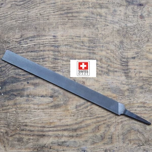 Schweizer Furter HANDFEILE flach Doppelschnitt # 0 14" lang 350 mm JETZT 61 - Bild 1 von 9