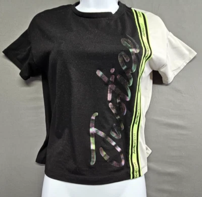 Camiseta Justice Sports Niñas Top Justice Foil Gráfico Logo Camiseta Talla M (10) Foto 1 de 4