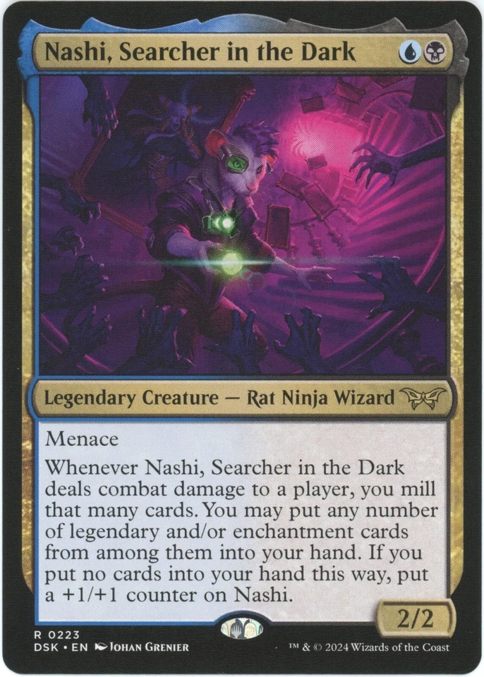Nashi, Searcher in the Dark - 0223 - Duskmourn: House of Horror - MTG - Image 1 of 1