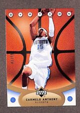 2006-07 Upper Deck Ovation #17 Carmelo Anthony Gold Parallel SP #/99