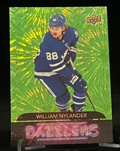 2020-21 Upper Deck Dazzlers Green #DZ-142 William Nylander Toronto Maple Leafs - Picture 1 of 2