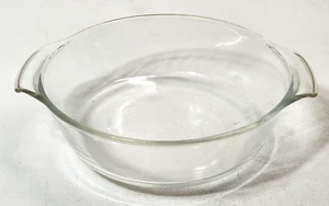 Anchor Hocking Clear Glass 1.5 Qt Round Casserole Baking Dish 437 - Picture 1 of 9