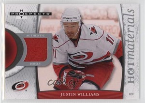 2007-08 Fleer Hot Prospects Hot Materials Justin Williams #HM-JW