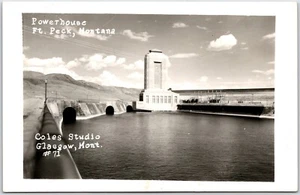 Postcard RPPC c1930s Glasgow Montana Powerhouse Ft. Peck by Coles Studio - Bild 1 von 2
