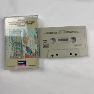Gershwin Rhapsody In Blue American In Paris Cuban Overture Cassette Tape - Picture 1 of 3