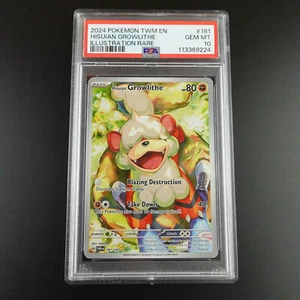 PSA 10 Hisuian Growlithe 181/167 Twilight Masquerade Holo Graded Pokemon Karte - Bild 1 von 3