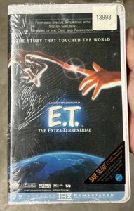 E.T. The Extra-Terrestrial VHS, Sealed, Digitally THX Remastered, 1982 Clamshell - Picture 1 of 9