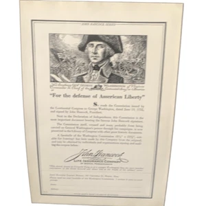 Vintage 1932 John Hancock Lebensversicherung Verteidigung American Liberty Anzeige Werbung - Bild 1 von 4