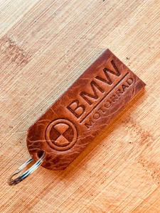 Leder Schlüsselanhänger leather keychain - BMW Motorrad OG - Picture 1 of 3