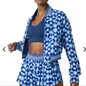 FP Movement Women's Medium Top Seed Printed Tennis Jacket New With Tags - Picture 1 of 4