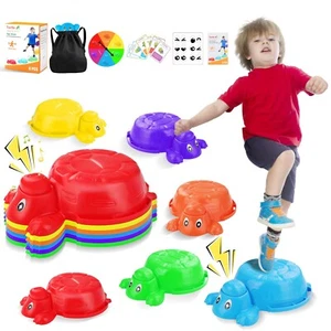 16Pcs Balance Stepping Stone for Kids, Kids Turtle Jumping Stones Steps Stone... - Picture 1 of 8