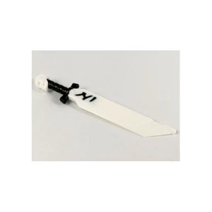 LEGO - Minifig, Sword - White Skull Pommel & Blade (Ivory Blade of Deliverance) - Picture 1 of 1
