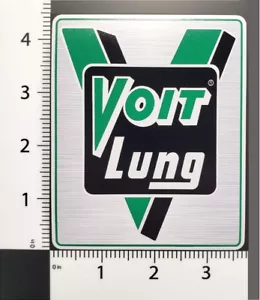 VOIT Lung vintage Scuba Dive Diving Decal Sticker repro 6mil UV vinyl 4.5" Dycut - Picture 1 of 1