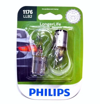 Philips LongerLife 1176 27/9W Two Bulbs Front Turn Signal Light Replace Fit OE - Image 1 of 4