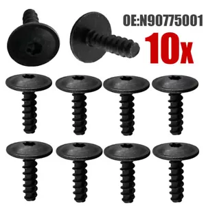 10× Fender Liner Screws Splash Guard Screw T25 Torx Drive For VW Audi N90775001 - Picture 1 of 14