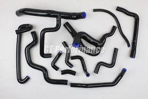 Set 12 Silikonhülsen Renault R19 16S Durite Ventile Neu 16 F7P SCHWARZ - Bild 1 von 1