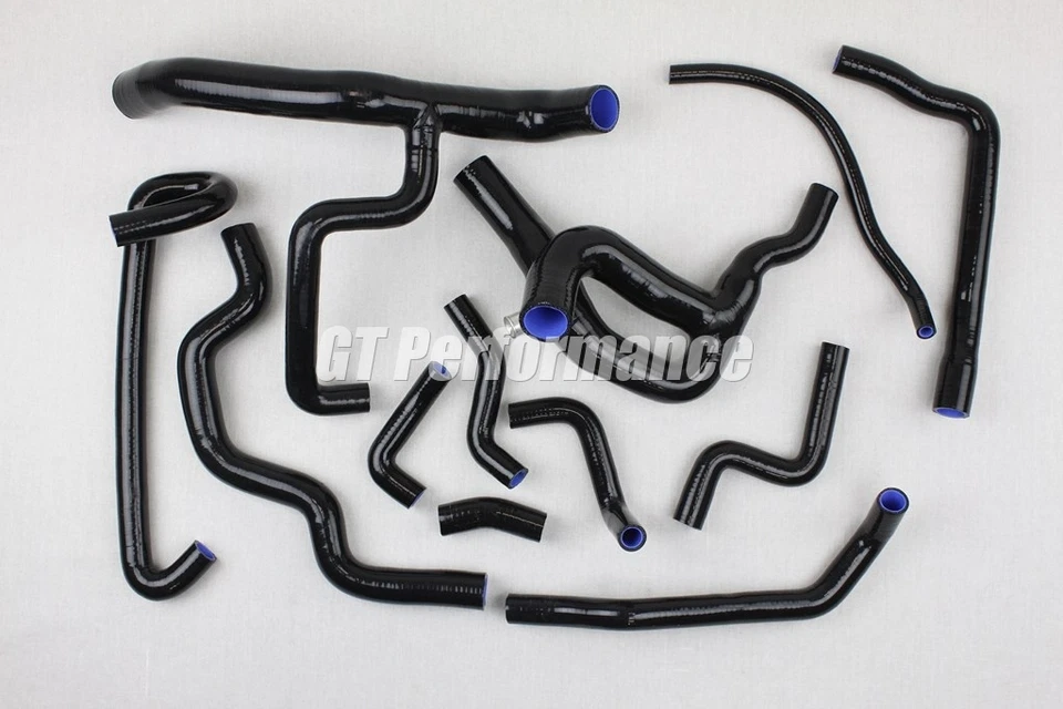 Kit 12 silicone hoses Renault R19 16S hose valves new 16 F7P BLACK - Image 1 of 1