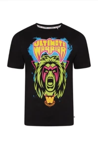 Camiseta retro WWE Ultimate Warrior para hombre - Top de lucha libre para adultos con licencia completa - Imagen 1 de 4