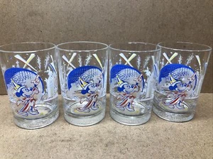 Vintage McDonald's Walt Disney  25th  Glasses  Set of 4 Epic Mickey Mouse - Picture 1 of 4