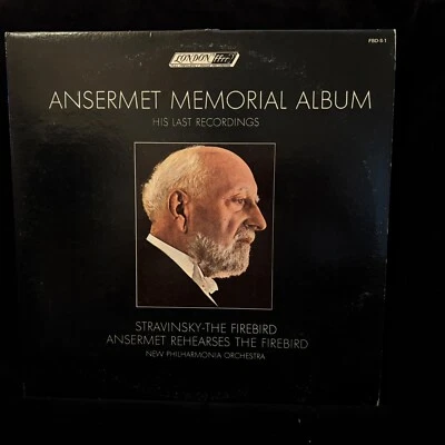 LONDON FBD-S-1 STRAVINSKY Firebird (w/ rehearsal) - ANSERMET last recs - ST 2LP - Image 1 of 4