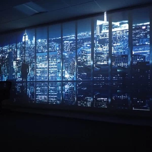 White Matte Projector Screen Fabric - 3.2 metres wide B1 FR rated - per metre - Picture 1 of 9