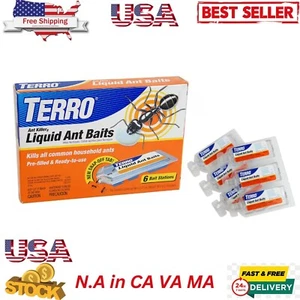 Terro T300 Ant Killer II, Liquid Ant Baits, Package of 6 Bait Stations-USA - Picture 1 of 7