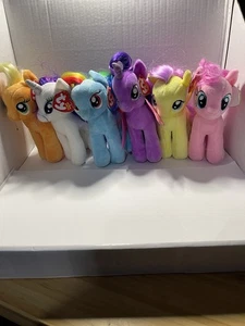 Ty Beanie Babies Original My Little Pony Lot Of 6 - Preowned w/ Tags - Picture 1 of 16